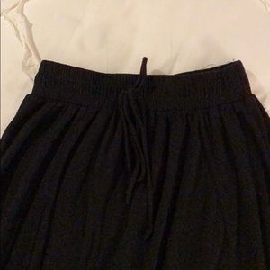 Black maxi skirt